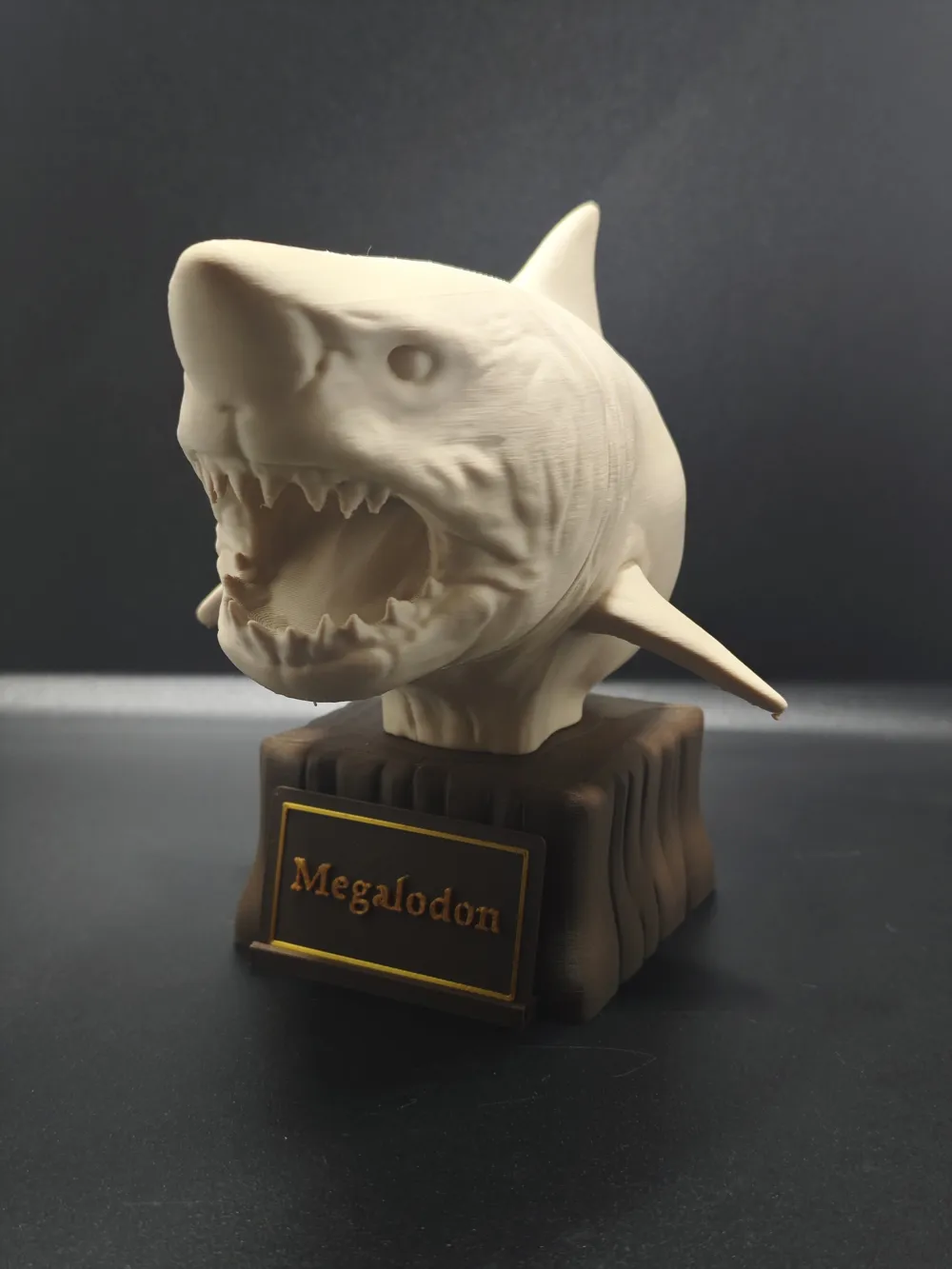 Megalodon Bust (Fan Art) Jurassic World by sh85_Printing MakerWorld ...