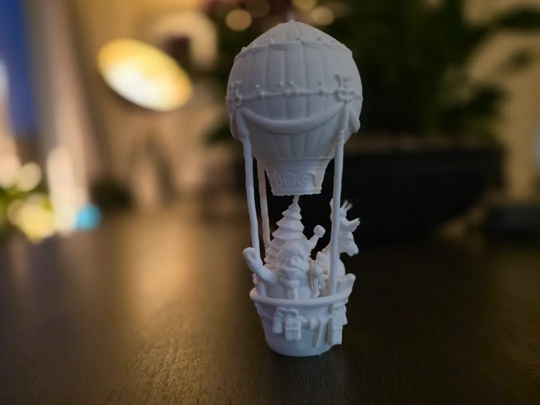 Santa Jolly Joyride Balloon by Rewilo MakerWorld: Download Free 3D Models - 3D model önizlemesi