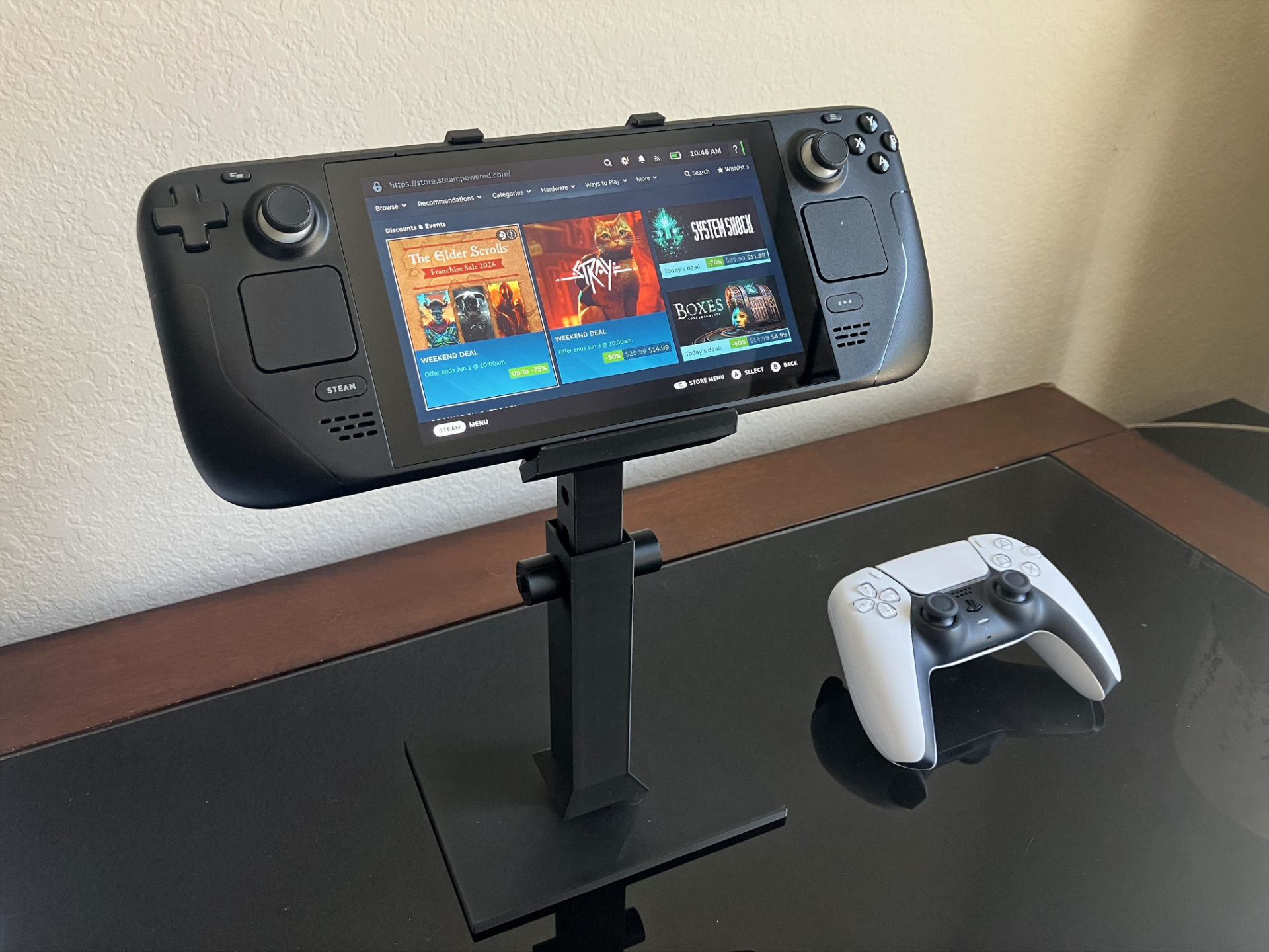Steam Deck Adjustable Desk/Lap Stand 