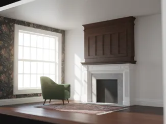 1:24 (Half Scale) Traditional Fireplace