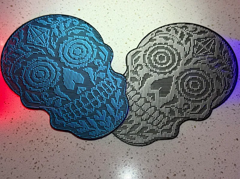 Holographic Effect Sugar Skull (Day of the Dead)