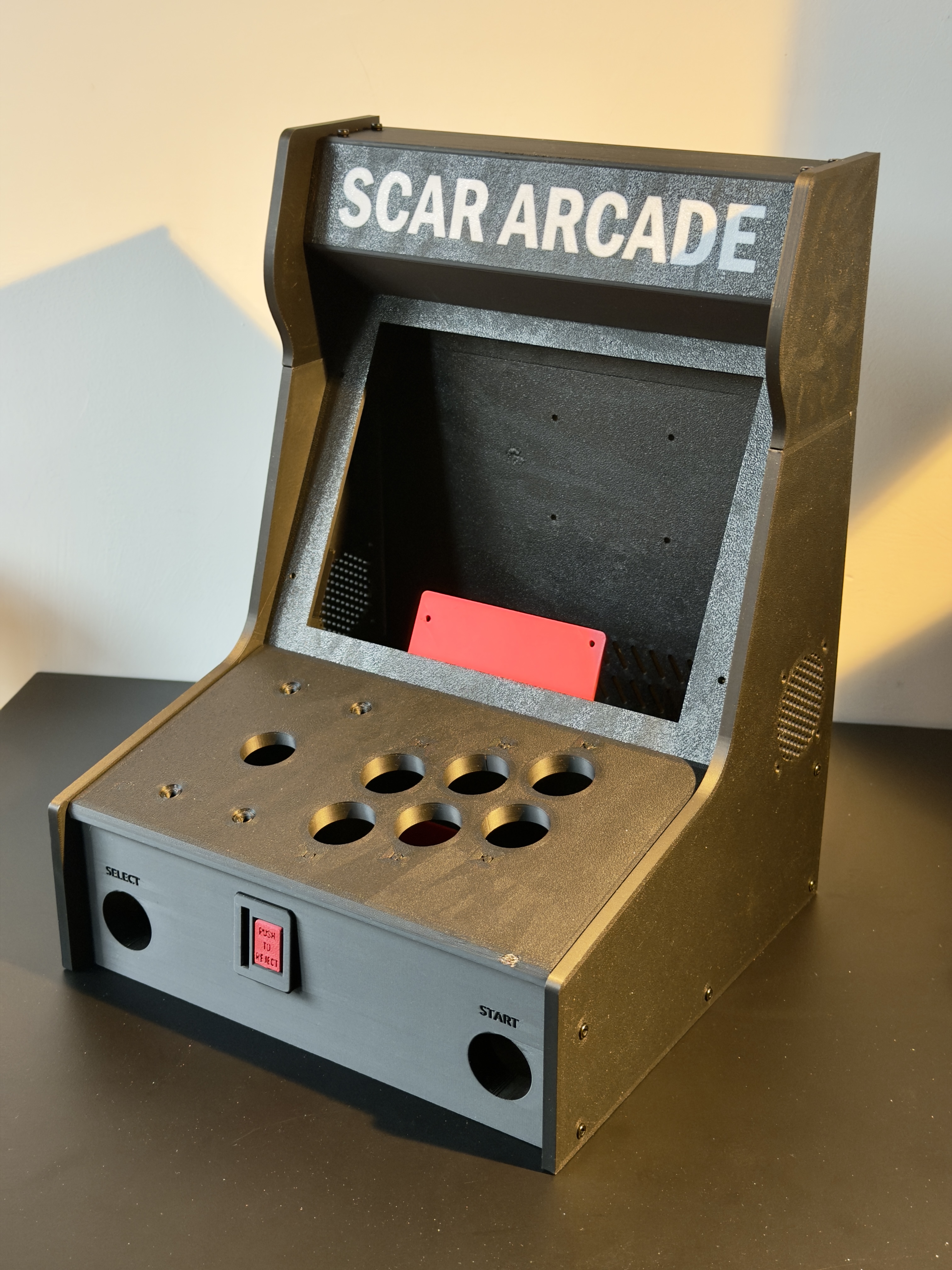 Miniatura 2 do modelo 3D Mini Bartop Arcade 1 Player