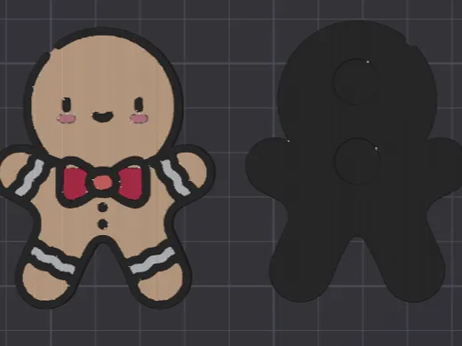 Aimant puissant bonhomme biscuit by S3D