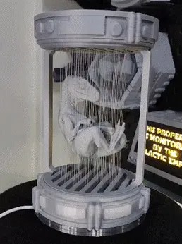 Suspended Baby Raptor Incubator LED Lamp view 3
