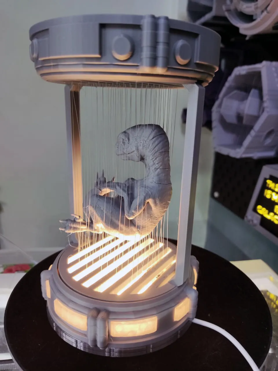 Suspended Baby Raptor Incubator LED Lamp view 4