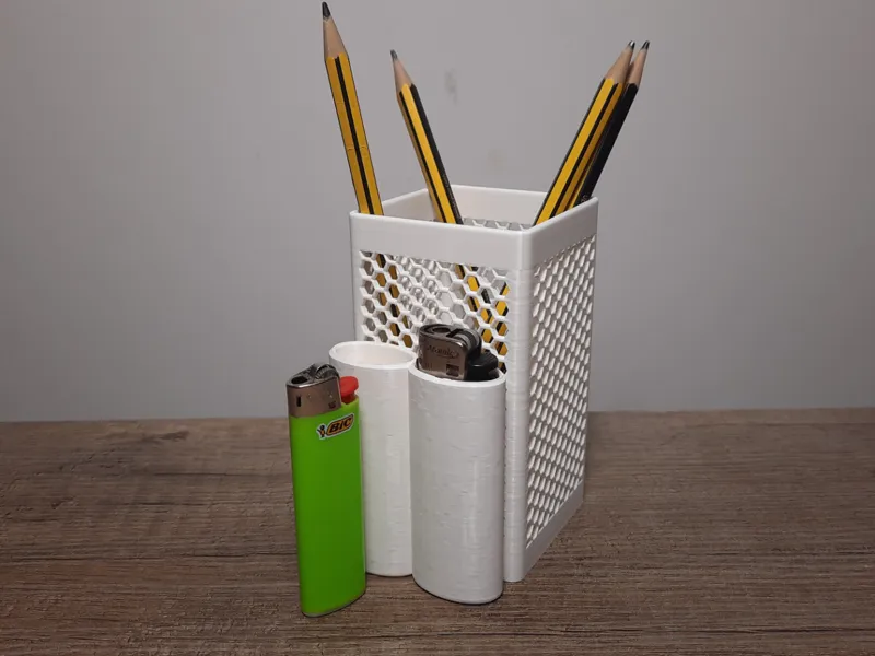 Pencil & Lighter holder