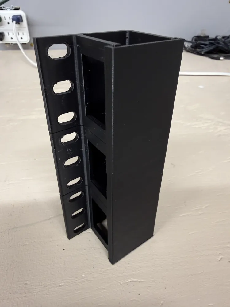 Network Rack Cable Organizer (1U/2U/3U) - Free 3D Print Model - MakerWorld