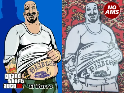 GTA III El Burro Lightbox