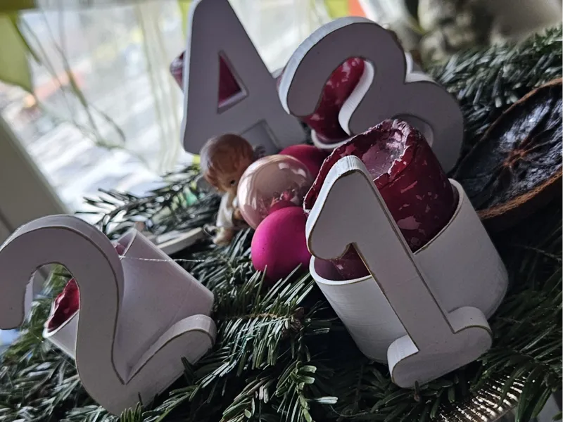 Adventkranz Kerzenhalter