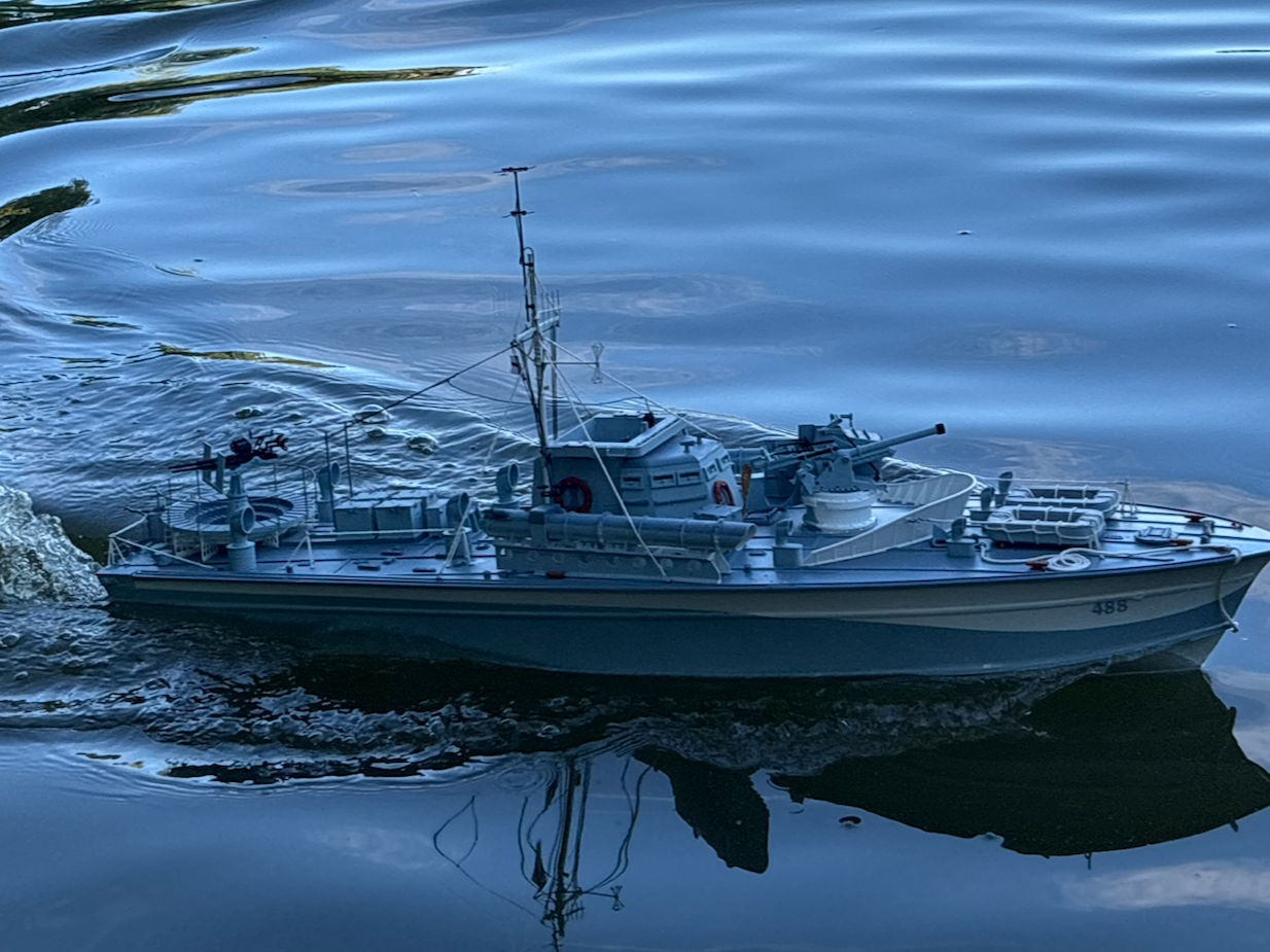 BPB Co. 71'6" MTB 488 Torpedo Boat Scale Model