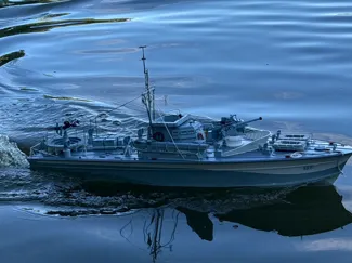 BPB Co. 71'6" MTB 488 Torpedo Boat Scale Model
