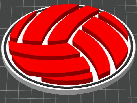 Volleyball Plate