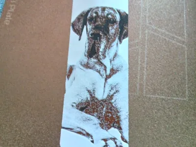 Bookmark Great Dane designed with Chroma Canvas