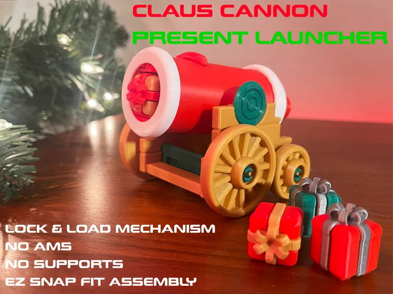 Claus Cannon Present Launcher