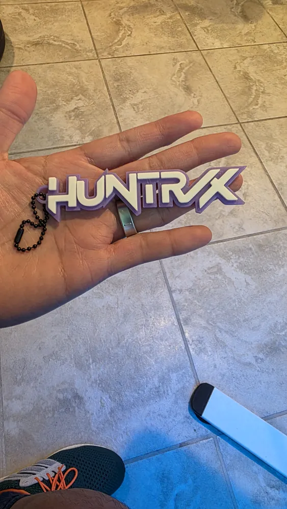 KPop Demon Hunters Huntrix Logo Keychain version 2 - Free 3D Print ...