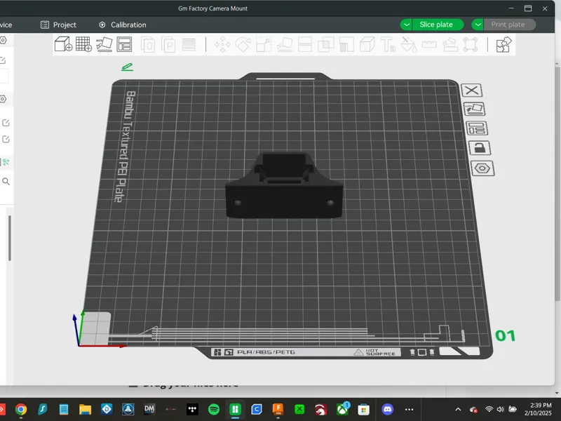 2019+ Factory GM Camera Relocation Bracket