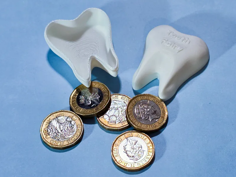 Tooth fairy tooth pot