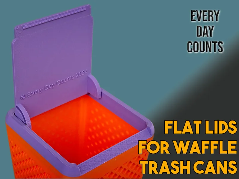 Flat Lids for "Waffle "Trash Can range