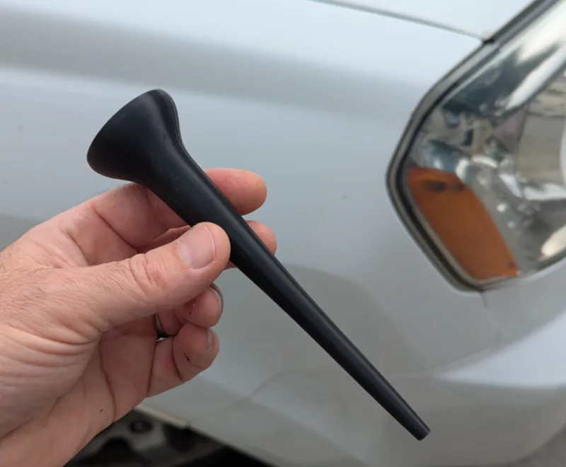Transmission Funnel Tool: refill ATF via dipstick