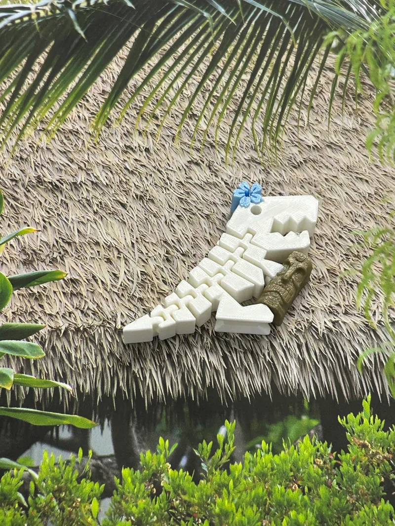 Spring Hawaiian Flexi Dino