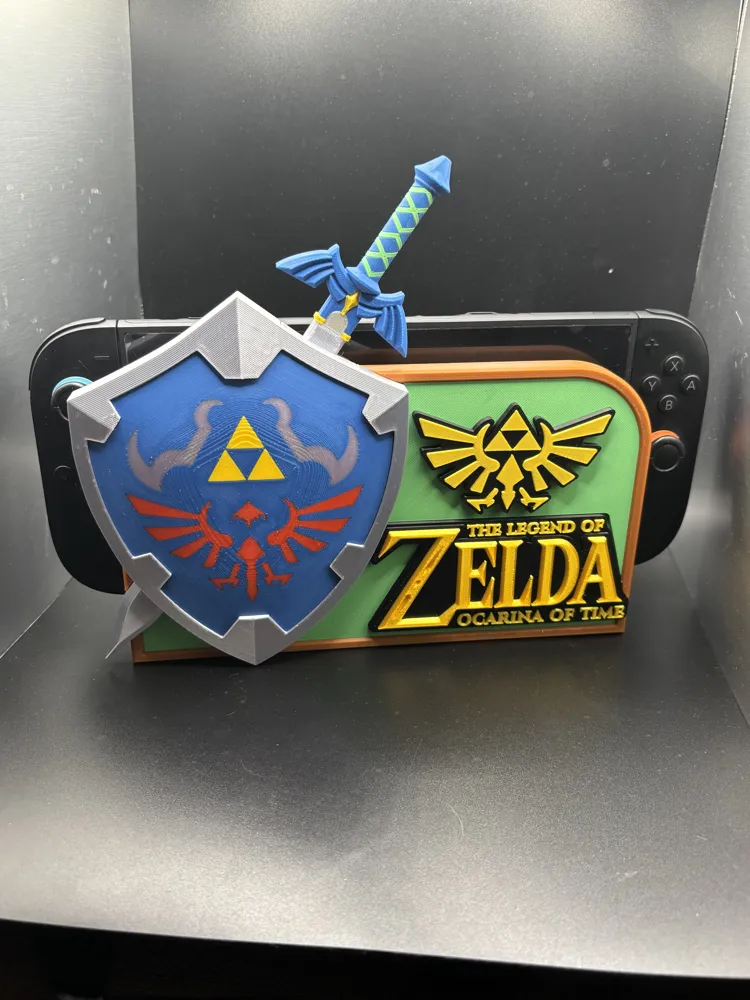 Cubre para base de Switch 1 y 2 Zelda Ocarina of Time - Modelo de ...