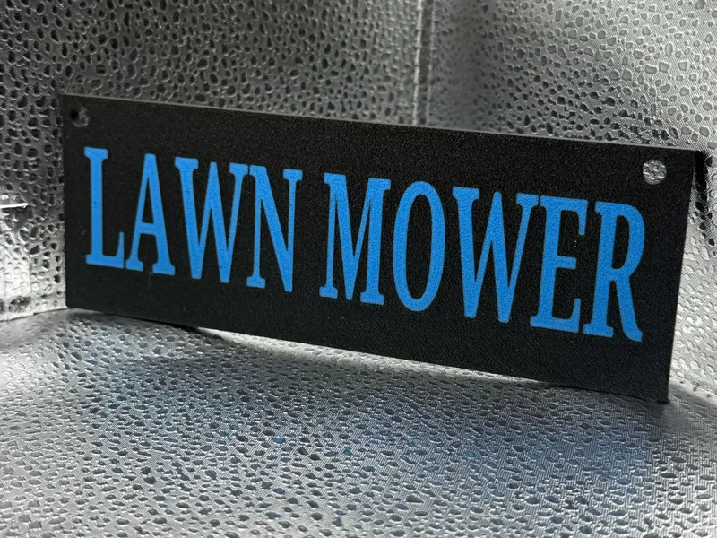 Lawn Mower Sign