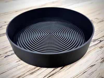Round Ribbed Beast Tray