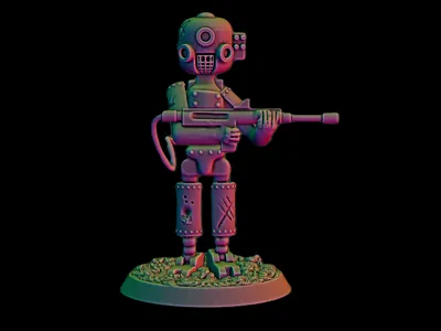 Sci-fi Robot Minature