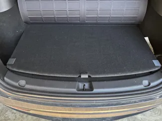 Model Y sub trunk spacer for fridge