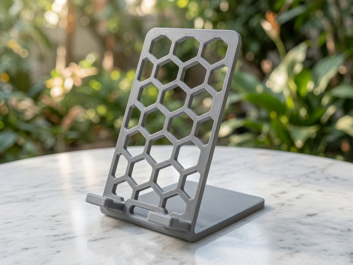 Hexagonal Lattice Phone Stand