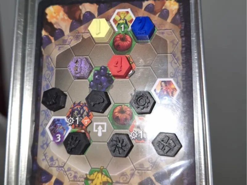 Magnetic Token Set Gloomhaven Buttons and Bugs