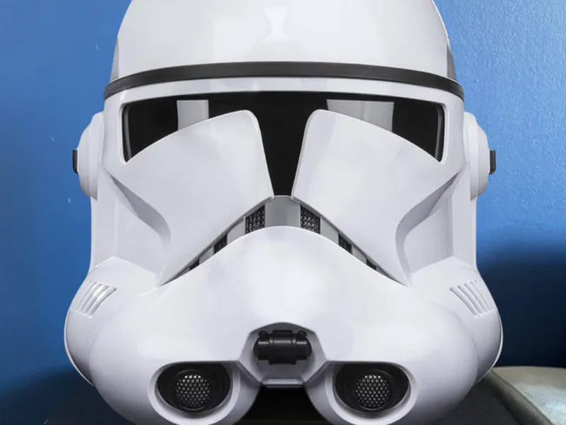 Star Wars Clone Trooper Black Series helmet stand
