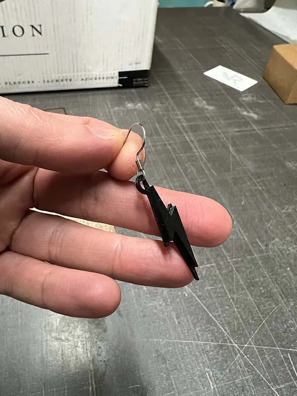 earring thunderbolt view 2