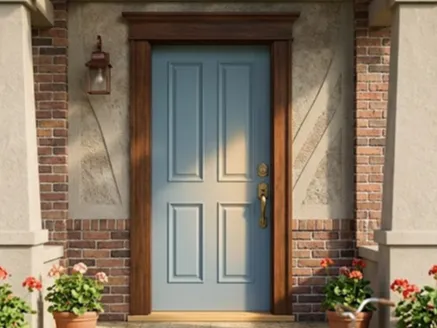 Miniature Four Panel Door 