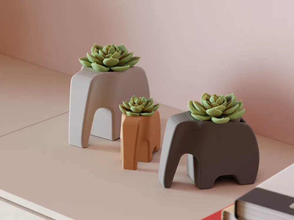 Vaso Elefante para Plantas