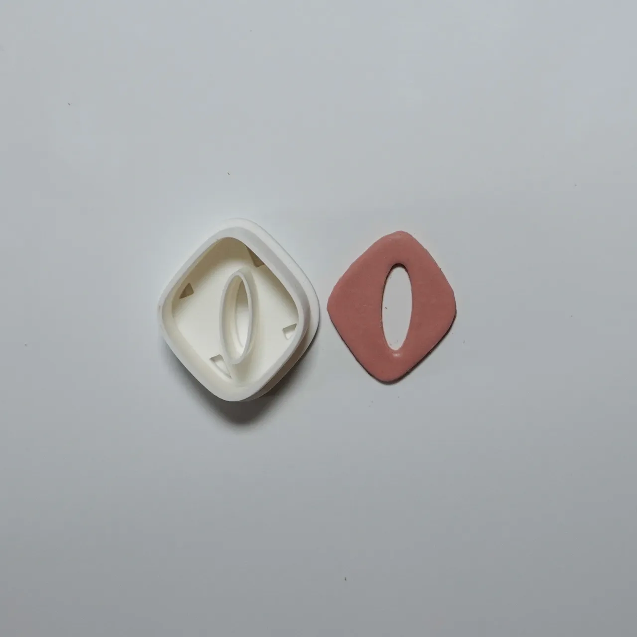 Organic Polymer Clay Cutter Earrings Necklace view 2