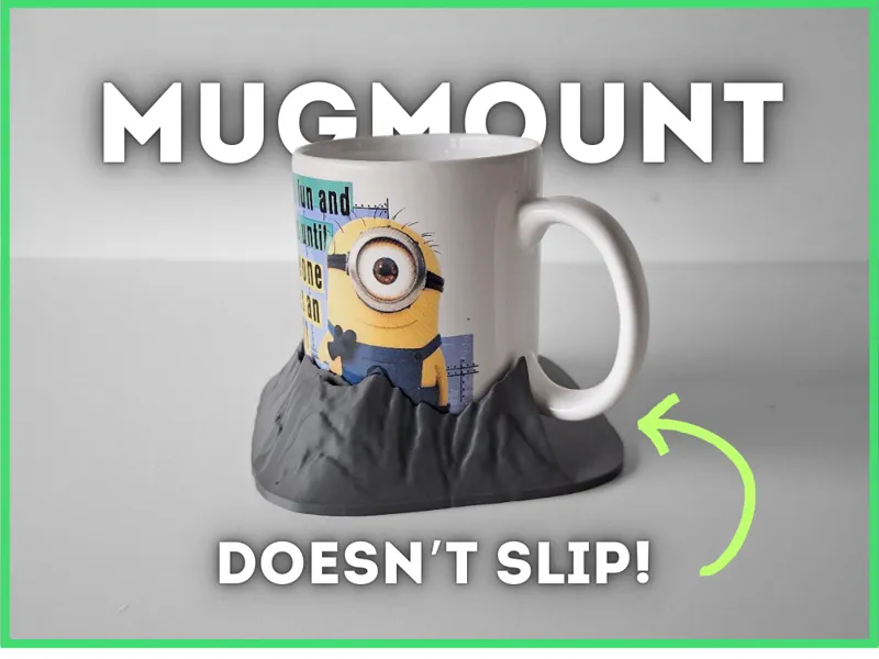 MugMount - Secure Mountain-Style Mug Holder