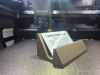 Simulated Wood Card Holder