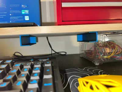 Under Desk Holder For A5 Notebook
