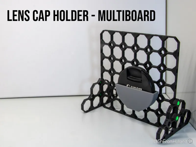 Lens cap holder - Multiboard