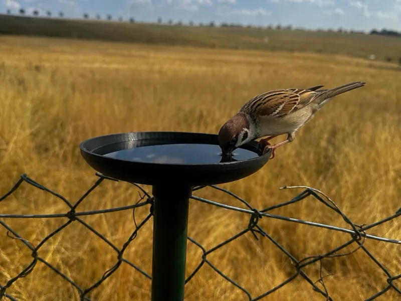 FenceTop Bird Bath