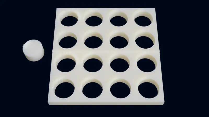 3D Printing Tolerance Board Using 22mm 608 Bearing with Printed Dowel