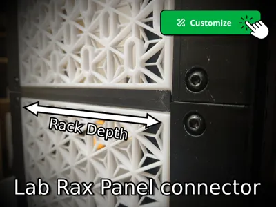 Lab Rax Side Panel Connector & Post joiner