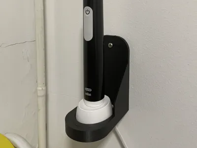 Wall mount electric toothbrush charger