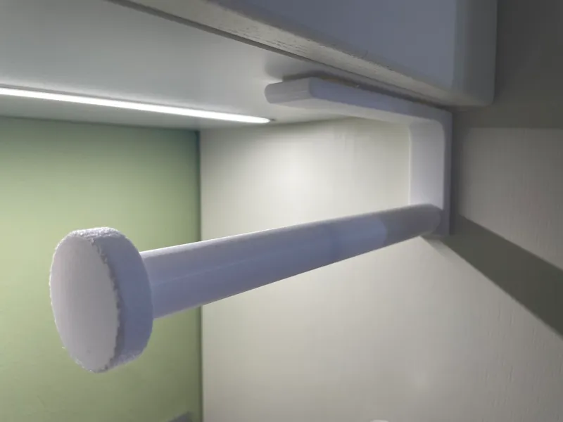 Paper towel holder - big roll size fits well!