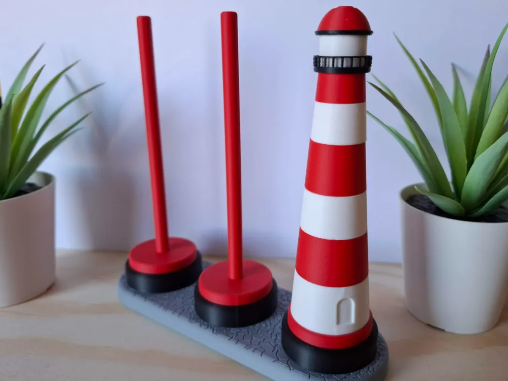 Lighthouse Tower Of Hanoi By Technokili MakerWorld lighthouse-tower-of-hanoi-by-technokili-makerworld