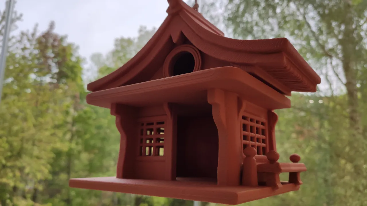 DoJo Birdhouse / Feeder - Print-in-place view 4
