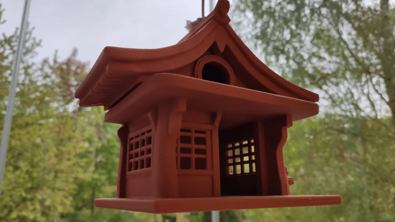 DoJo Birdhouse / Feeder - Print-in-place view 3