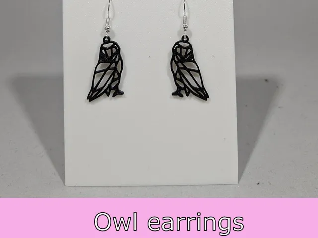 Owl earring
