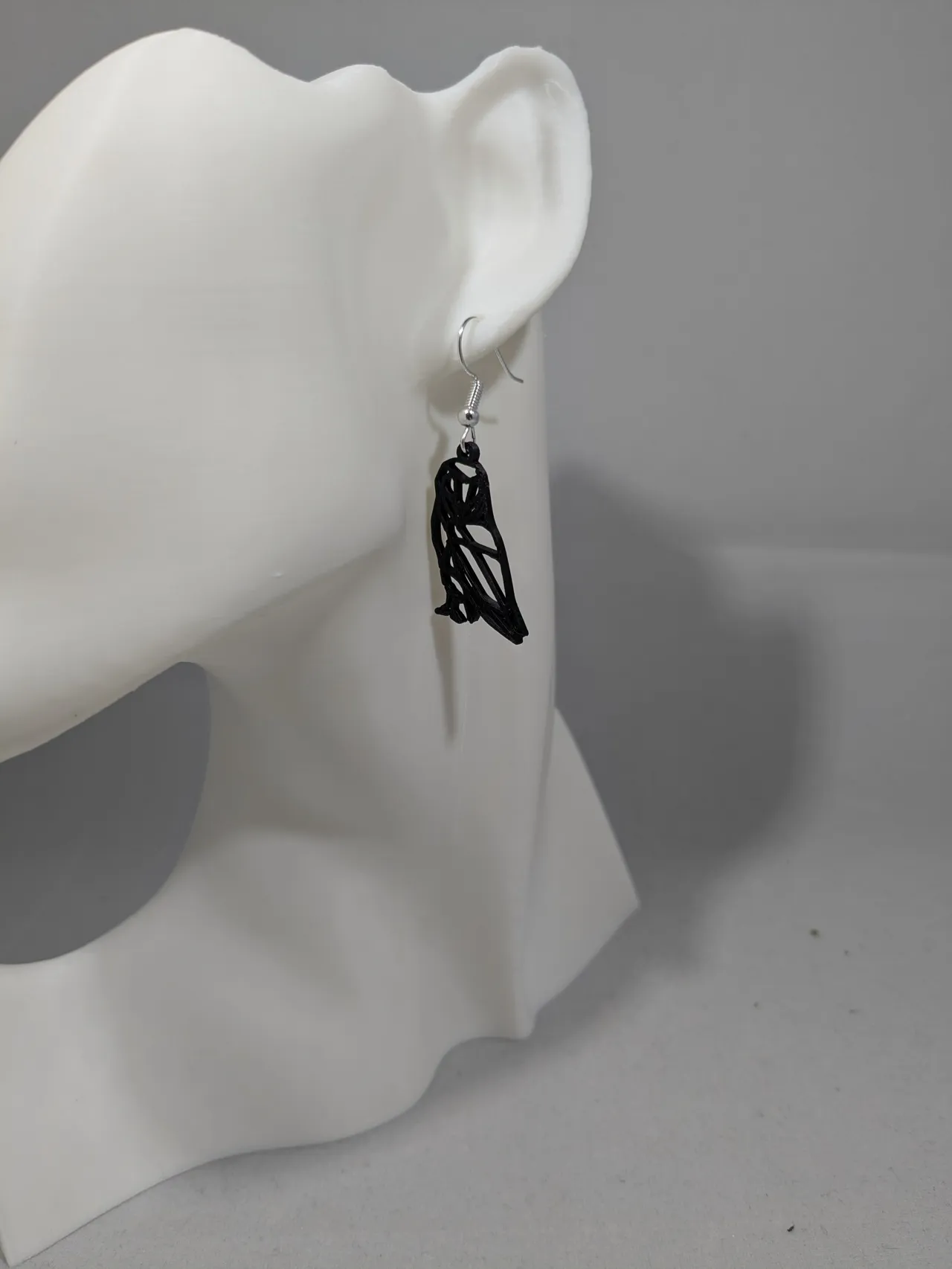 Owl earring view 4